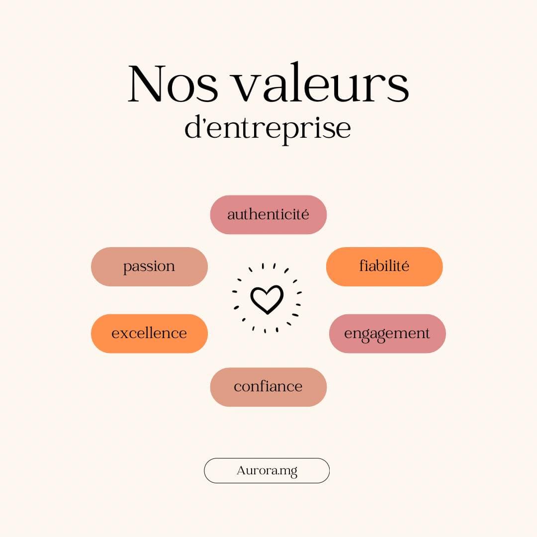 Les valeurs Aurora MG